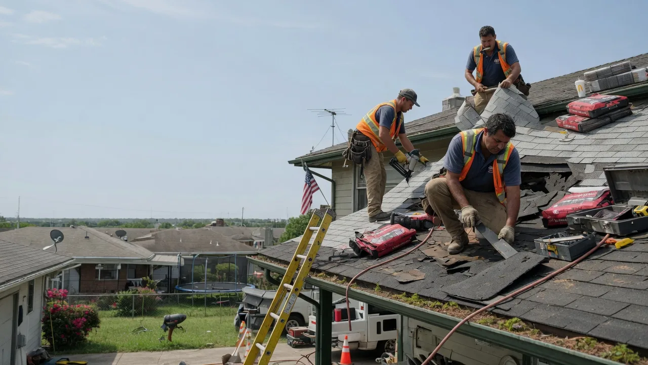 Roof Repair in Burns Flat, OK near me